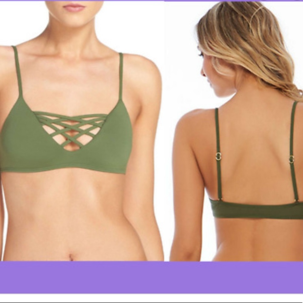 L*Space Strappy Bralette Bikini Top